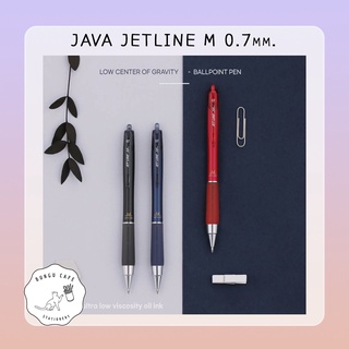 สินค้า JAVA Jetline M Ball point pen 0.7mm. // ปากกาลูกลื่น จาวา เจ็ทไลน์ เอ็ม ขนาด 0.7 มม. // เขียนลื่น ด้ามจับนุ่ม