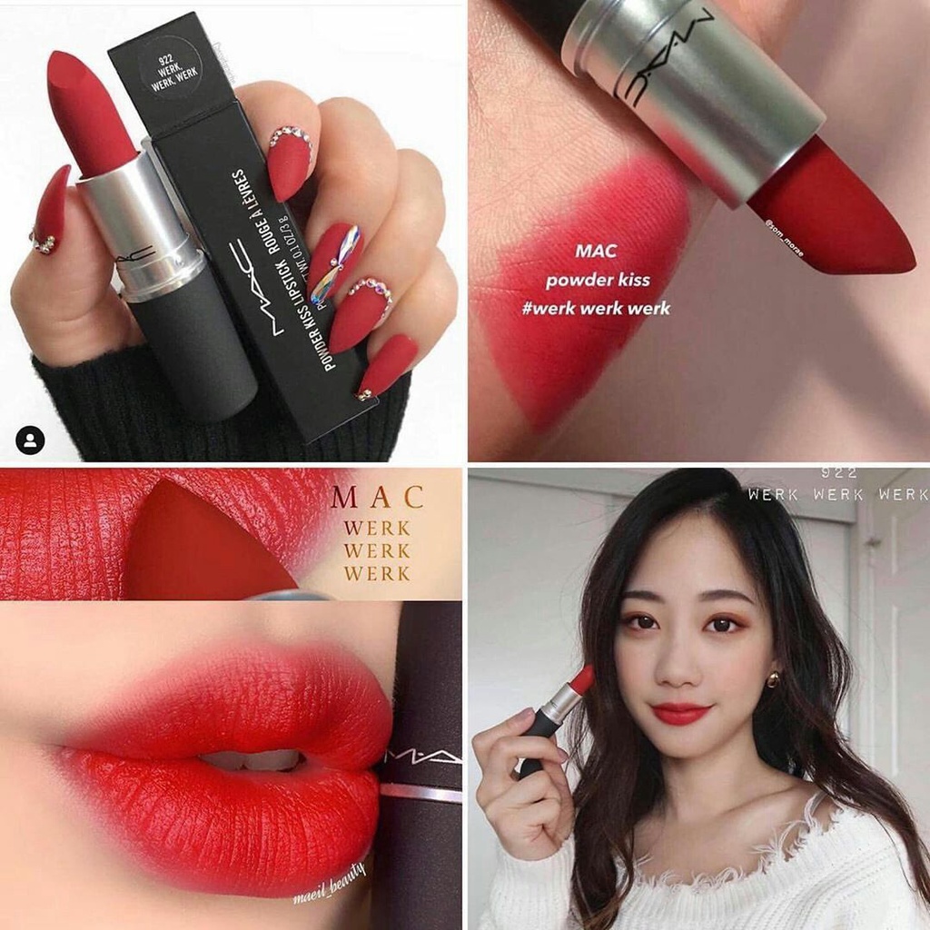 beauty-siam-แท้ทั้งร้าน-ลิปสติกสีขายดี-mac-lipstick-full-size-3-g-werk-werk-werk