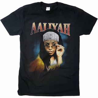 เสื้อครอปสายฝอ - เสื้อยืดผู้ชายเสื้อยืดผู้ชาย Aaliyah Trippy อย่างเป็นทางการเป็นที่นิยมในช่วงฤดูร้อน