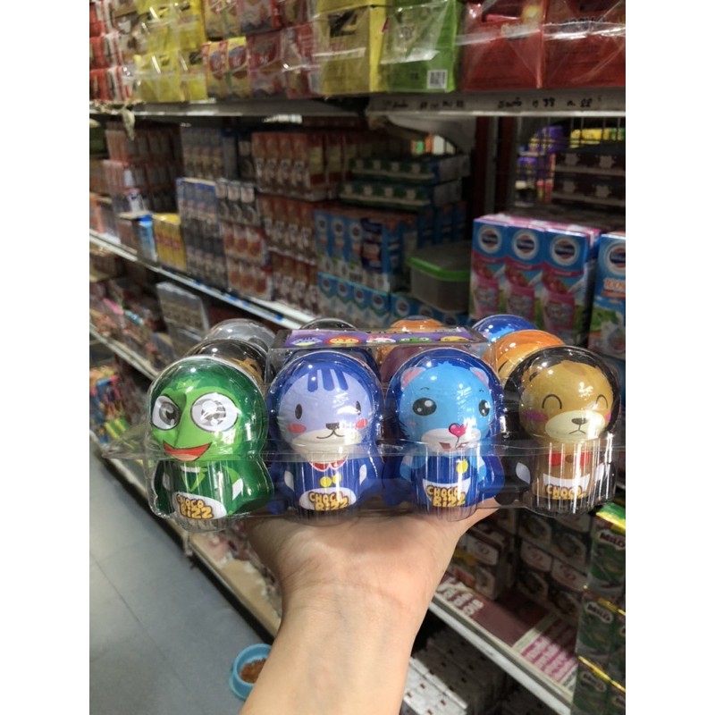 ขนมหวานรสช็อกโกแลต-ไข่รูปสัตว์-แพ็ค-12-ชิ้น