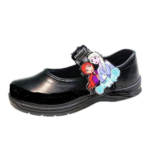 sale-เอลซ่า-รองเท้านักเรียน-รองเท้าเด็กผู้หญิง-ผ้าใบ-chappy-ดำ-ขาว