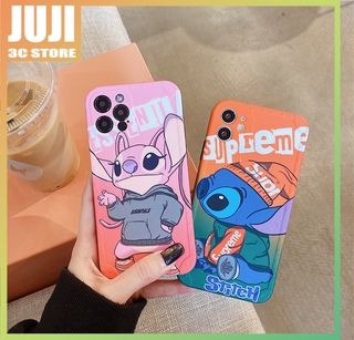 สินค้า เคสโทรศัพท์มือถือลายการ์ตูน Stitch สําหรับ 7 Plus 8 8 Plus X Xs Xr Xmax 11 11 Pro 12 Mini 12 Pro 12 Pro Max