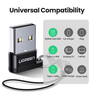 ภาพขนาดย่อของภาพหน้าปกสินค้าUGREEN อะแดปเตอร์ แปลง USB C ตัวเมีย เป็น USB A ตัวผู้ สำหรับ แล็ปท็อป สายชาร์จ จากร้าน ugreenofficial.th บน Shopee ภาพที่ 5