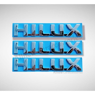 โลโก้ HILUX สีชุบโคเมี่ยม ราคาต่อ 1ชิ้น