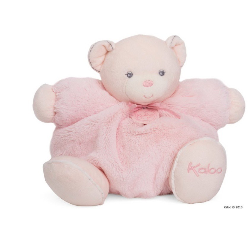 kaloo-ตุ๊กตาหมี-perle-large-chubby-bear-pink-สีชมพู
