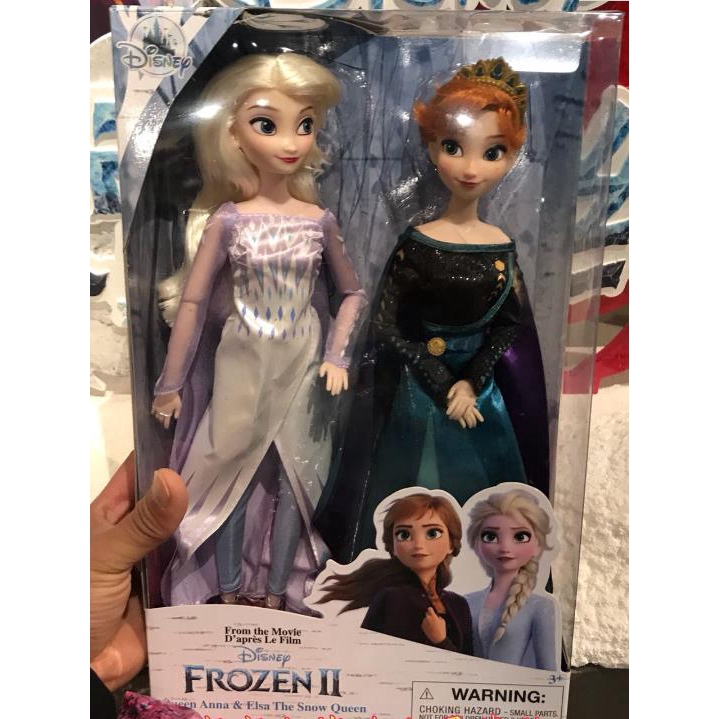 frozen-disney-princes-doll-genuin-elsa-anna-dress-crown-snow-queen-figure-children-girl-toy-birthday-gift-33cm