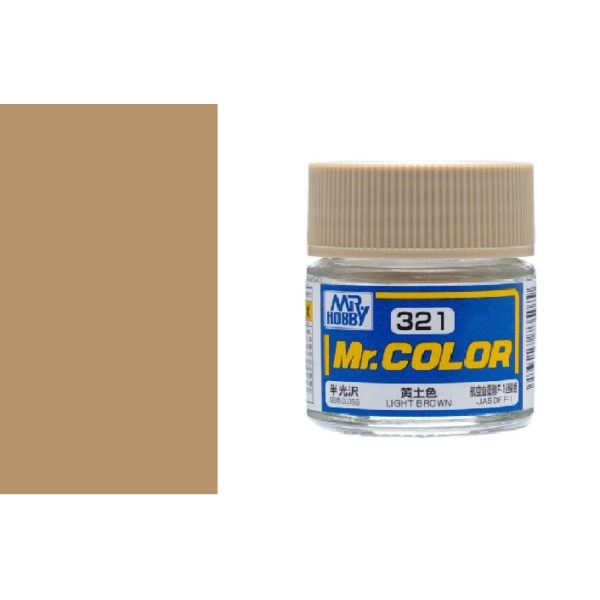 สีสูตรทินเนอร์-mr-hobby-สีกันเซ่-c321-light-brown-semi-gloss-10ml