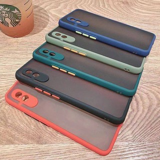 ส่งจากกรุงเทพ เก็บเงินปลายทาง เคสโทรศัพท์ Case Xiaomi Redmi 9A เคสกันกระแทก ปุ่มสีผิวด้าน เคสกันรอยกล้อง ขอบนิ่มหลังแข็ง