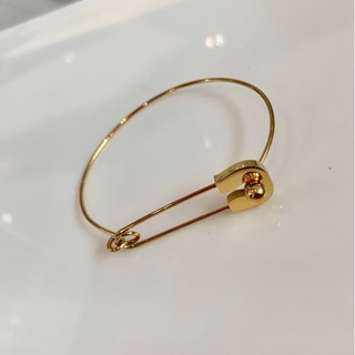 𝐴𝑆𝐻𝐼𝑅𝐴 (18k gold plated) safety pin bangle กำไลแฟชั่น กำไลแสตนเลส กำไลผู้หญิง งานพรีเมียมไม่ลอกไม่ดำ กำไลข้อมือผู้หญิง