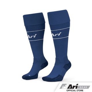 สินค้า ARI ELITE FOOTBALL LONG SOCKS - NAVY/WHITE ถุงเท้ายาว อาริ อีลิท สีกรมท่า
