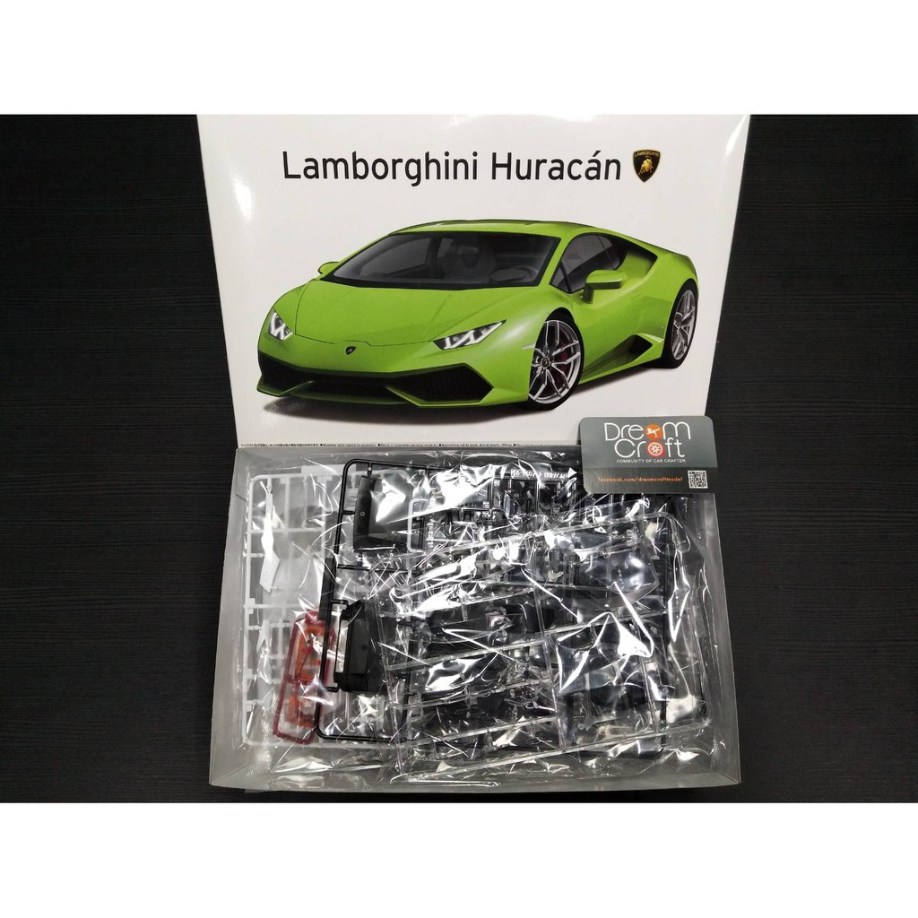 aoshima-1-2414-lamborghini-huracan-โมเดลรถยนต์-model-dreamcraft