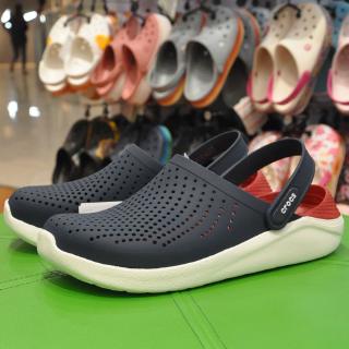 สินค้า (พร้อมส่ง) Crocs LiteRide ™ Unisex Duet Sport Clog รองเท้าชายหาดแท้รองเท้าแตะกลางแจ้ง