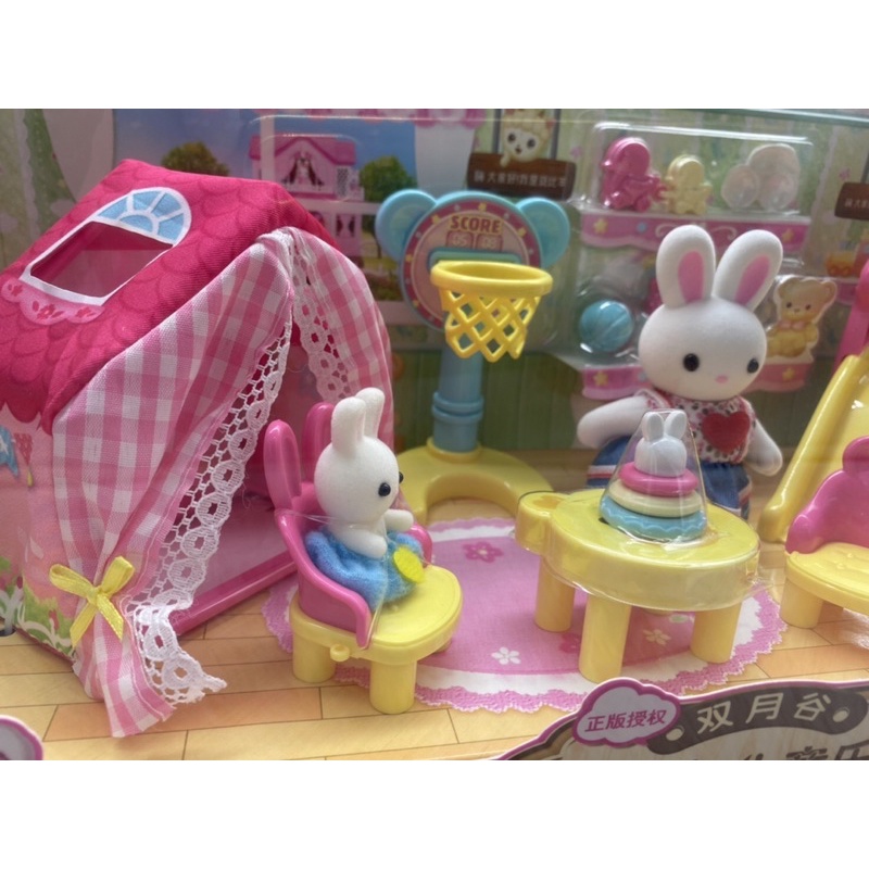 ภาพสินค้าของเล่นเด็ก กระต่ายซิลวาเนี่ยน ชุดครอบครัวสวนสนุก สไลเดอร์ Slynvanian จากร้าน gogobabysrinakarin บน Shopee ภาพที่ 2