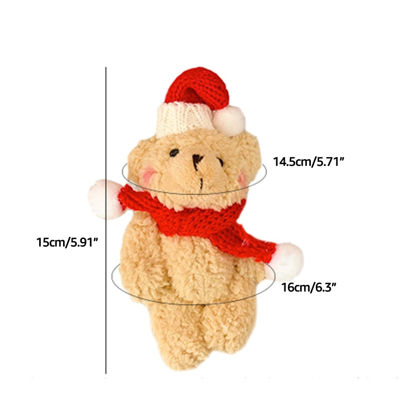 ลดราคาสูง-aodysin-th-จี้ตุ๊กตาหมีน่ารัก-ขนาดเล็ก-สําหรับแขวนตกแต่งต้นคริสต์มาส-5-ชิ้น