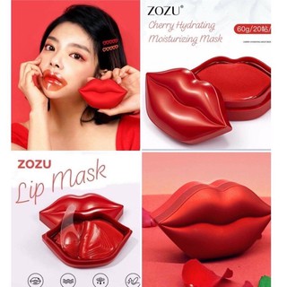 ภาพขนาดย่อของภาพหน้าปกสินค้าแผ่นมาร์คปากชมพู ZOZU (กล่องปากแดง) จากร้าน beautinsid บน Shopee