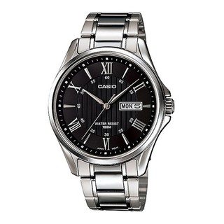 Casio MTP-1384D-1 นาฬิกาผู้ชาย สาย Stainless