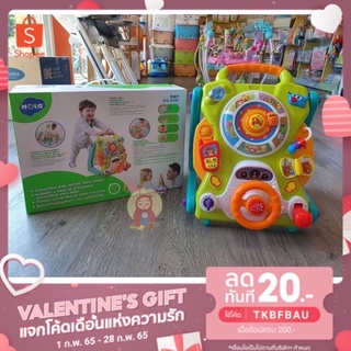 Hola รถผลักเดินเสริมพัฒนาการ 3in1 Baby Activity Table Walker