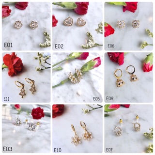 ภาพหน้าปกสินค้าพร้อมส่ง‼️✨💎ต่างหูเพชรงานเกาหลี💎 ✨ ที่เกี่ยวข้อง