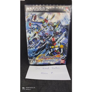 แผ่นแท้เกมส์ SD Gundam G Generation Spirits PS2 นำเข้าจากญี่ปุ่น ใช้งานได้ปกติ แผ่นสวย สินค้าดี ไม่มีย้อมแมว