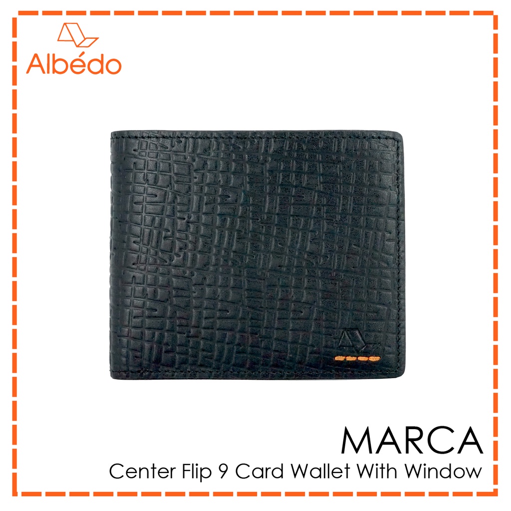 albedo-marca-center-flip-9-card-wallet-with-window-กระเป๋าสตางค์-กระเป๋าใส่บัตร-รุ่น-marca-mc00755-mc00799