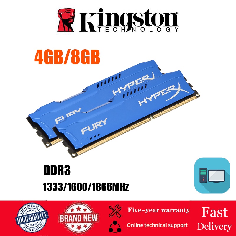 ราคาและรีวิวDDR3L Desktop ram น DDR3 4GB 8GB 1333 1600 1866 MHz DIMM คอมพิวเตอร์เดสก์ท็อปหน่วยความจำ RAM DDR3L PC3 1.35 V/1.5 V โมดูลหน่วยความจำ