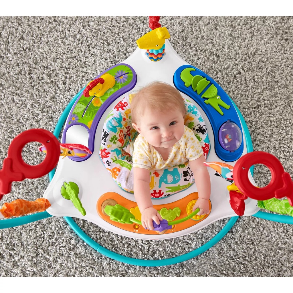 ของแท้-จั๊มเปอร์เด็ก-กระโดด-รุ่นใหม่-fisher-price-animal-activity-jumperoo-ลิขสิทธิ์แท้จากอเมริกา-ราคา-4-900-บาท