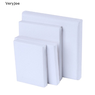 สินค้า <VeryJow> กระดานสีน้ํามันอะคริลิค ผ้าแคนวาส ขนาดเล็ก สีขาว สําหรับศิลปิน