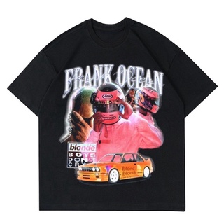 เสื้อยืดสีขาวเสื้อยืด ลายมหาสมุทร สไตล์วินเทจ | เสื้อยืด ลาย Rap TEE FRANK OCEAN | เสื้อผ้าผู้ชาย ขนาดใหญ่ สีดํา ทะเลS-4