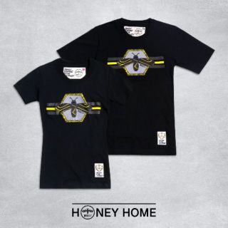 Beesy เสื้อยืด รุ่น Honey home สีดำ