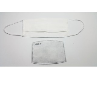 หน้ากากผ้าPM2.5 ซักใด้ PM2.5 washable fabric mask