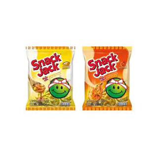 Snack jack สแน็คแจ๊ค ขนมถั่วลันเตาอบกรอบ ขนาด 62 กรัม (เลือกรสได้)