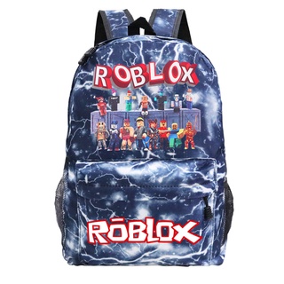 กระเป๋าเป้สะพายหลัง กระเป๋านักเรียน พิมพ์ลายการ์ตูน Roblox ลําลอง สําหรับเด็กวัยรุ่น