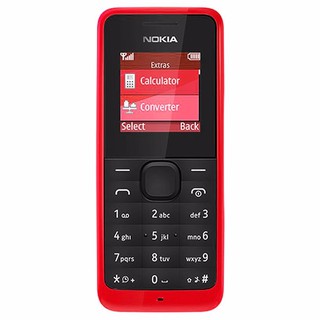 โทรศัพท์มือถือโนเกีย  ปุ่มกด NOKIA 105 (สีแดง)  3G/4G รุ่นใหม่ 2020