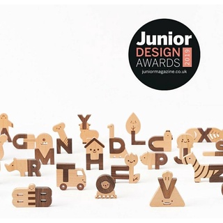 ❤️‍🔥ขายดีมาก❤️‍🔥 บล้อกไม้ตัวอักษรภาษาอังกฤษ Alphabet block set contains 60 wood blocks ของเล่นเสริมพัฒนาการ