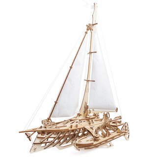 UGEARS: Trimaran Merihobus [3D Wooden Puzzle]