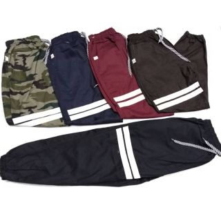 ภาพหน้าปกสินค้า(พร้อมส่ง)​Jogger Pants​ หลากสีแถบขาว ที่เกี่ยวข้อง