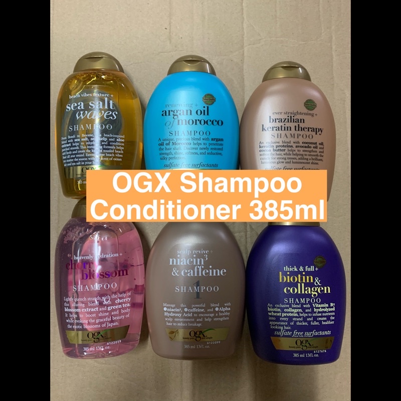 *พร้อมส่ง* OGX shampoo and conditioner ขนาด 385ml | Shopee Thailand