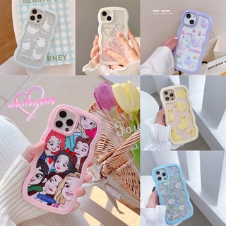 สินค้าส่งจากไทย CASE เคสนิ่มขอบคลื่นการ์ตูน สำหรับไอโฟน รุ่น i7 i8 se 7plus 8plus xr i11 i12 12pro 12promax