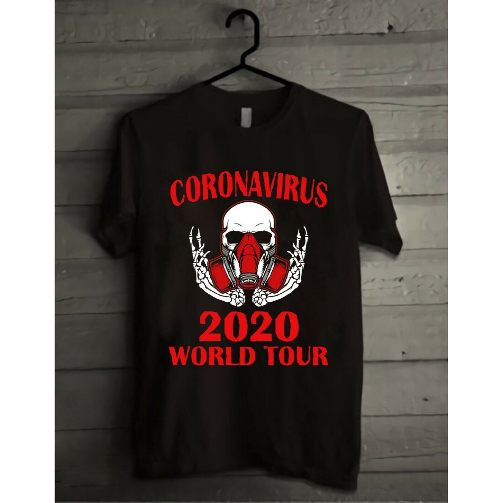 เสื้อยืดชาย-19-covid-world-tour-หยุด