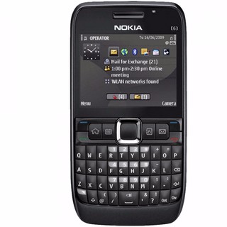 โทรศัพท์มือถือโนเกียปุ่มกด NOKIA E63  (สีดำ)  3G/4G รุ่นใหม่2020