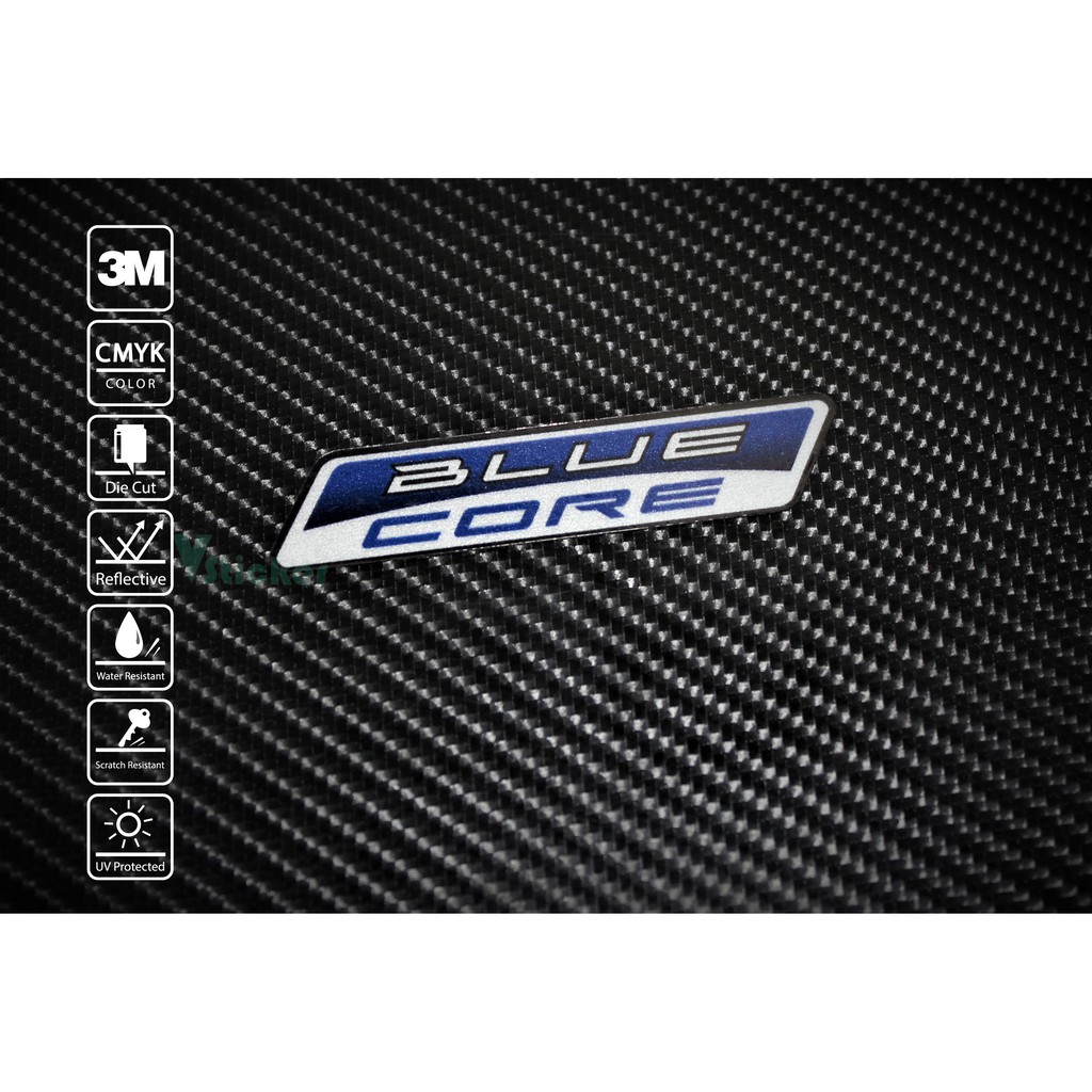 สติ๊กเกอร์ มอเตอร์ไซค์ Sticker Blue Core 121 | Shopee Thailand