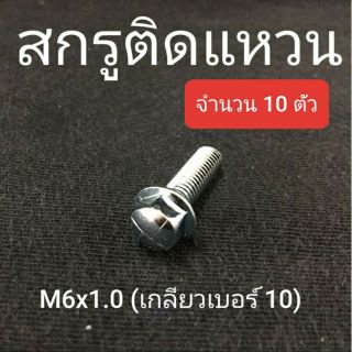 ภาพหน้าปกสินค้าสกรูติดแหวนหัวเบอร์ 8 (M6x1.0) ความยาว 15,20,25mm ที่เกี่ยวข้อง