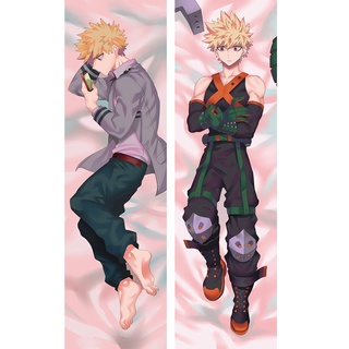 60x180 ซม. อะนิเมะ My Hero Academia คอสเพลย์ Katsuki Bakugou กอดร่างกาย ปลอกหมอน DIY ปลอกหมอนอิง Otaku