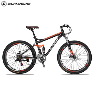 จักรยานเสือภูเขาสองโช๊ค Eurobike S7-275SP Full Suspension Mountain Bike 21 Speed Bicycle 27.5