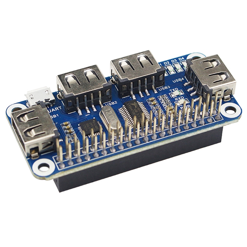4-พอร์ต-usb-hub-หมวกสําหรับ-raspberry-pi-3-2-zero-w-บอร์ดขยาย