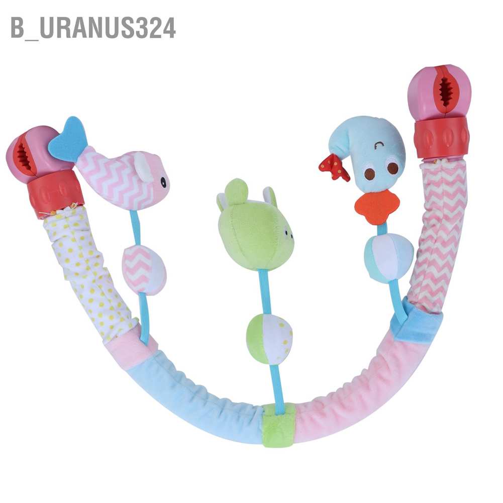 b-uranus324-infant-activity-arch-toy-stroller-safety-bar-detachable-pram-seat-animal-toys