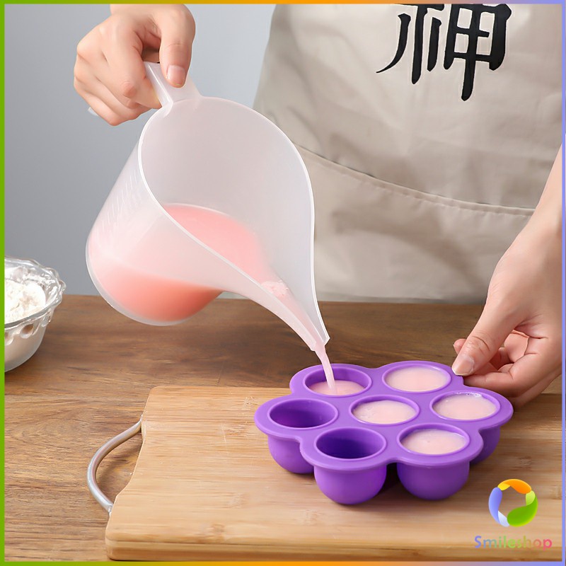 smileshop-ถ้วยตวงปากยาว-ถ้วยตวงพลาสติก-ที่หยอดแป้ง-กรวยหยอดแป้ง