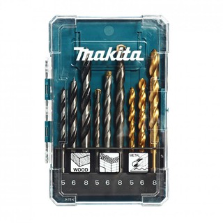 MAKITA D-16405/D-71962 ดอกเจาะไม้,ปูน,เหล็ก 9PC