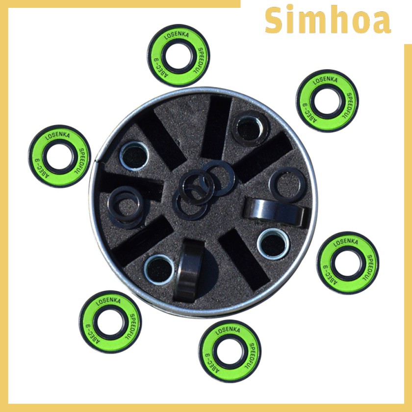 ภาพสินค้า( Simhoa ) ชุดอะไหล่แบริ่ง สเก็ตบอร์ด ความเร็วสูง 2.2X0.7 ซม. จากร้าน simhoa.th บน Shopee ภาพที่ 1