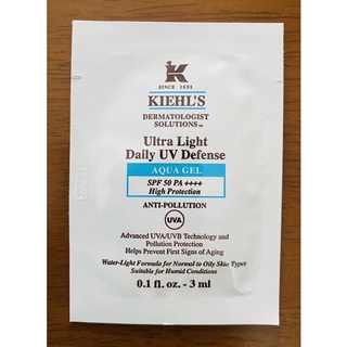 Kiehl’s Ultra Light Daily UV Defense Aqua Gel 3 mL กันแดดหน้าสำหรับคนผิวผสม-ผิวแห้ง